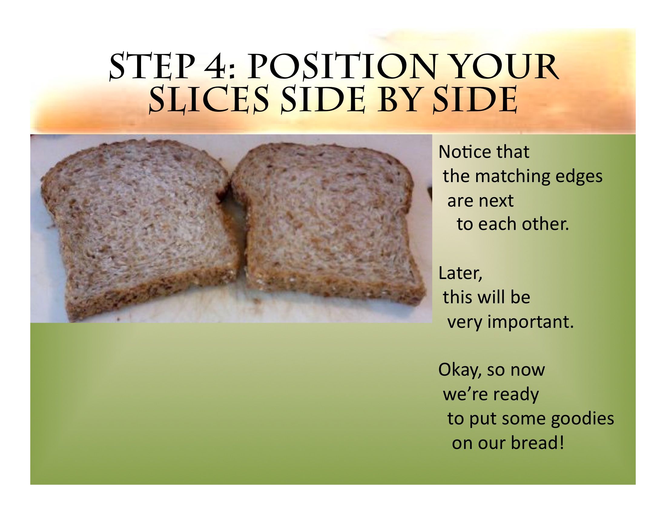 Step 4: Position the Slices